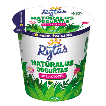 Jogurtas be laktozės