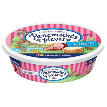 Lydytas kremas su kumpiu