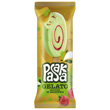 Matcha su braškėmis