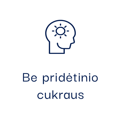 Be pridėtinio cukraus