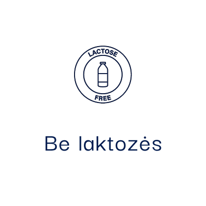Be laktozės