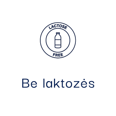 Be laktozės