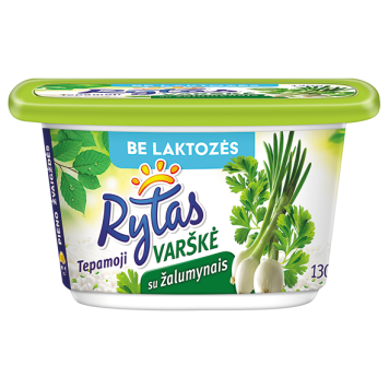 Tepamoji varškė be laktozės